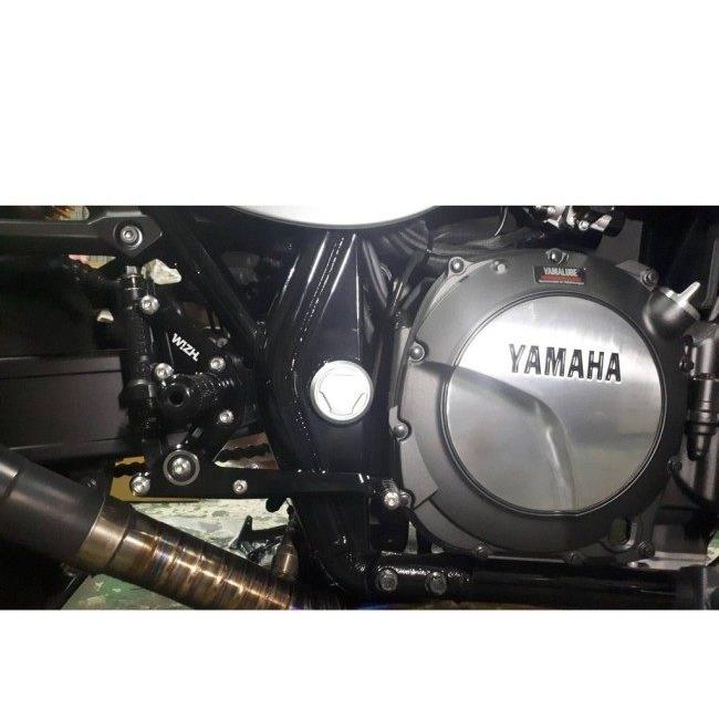 WIZH ウィズ BEV2 バックステップ XJR1300 (15-) カラー：シルバー / ヒールガードタイプ：PLUS ステアリングタイプ：スタンダード フットペグタイプ：固定式の画像