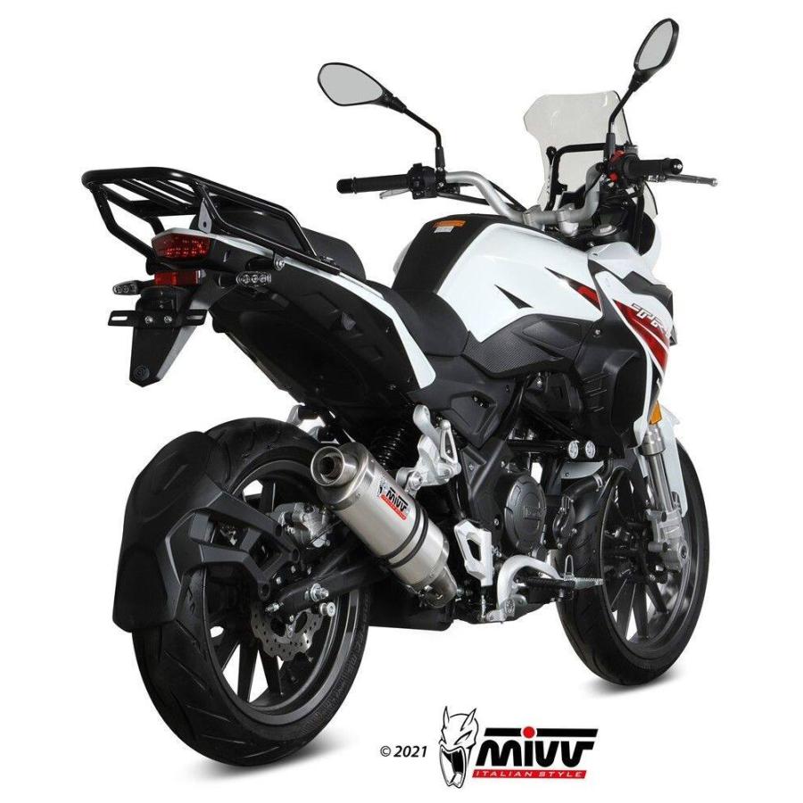 MIVV OVAL スリップオンマフラー MIVV ミヴ OVAL スリップオンマフラー TRK 251 BENELLI ベネリ