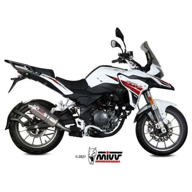 MIVV ミヴ OVAL スリップオンマフラー TRK 251 BENELLI ベネリ