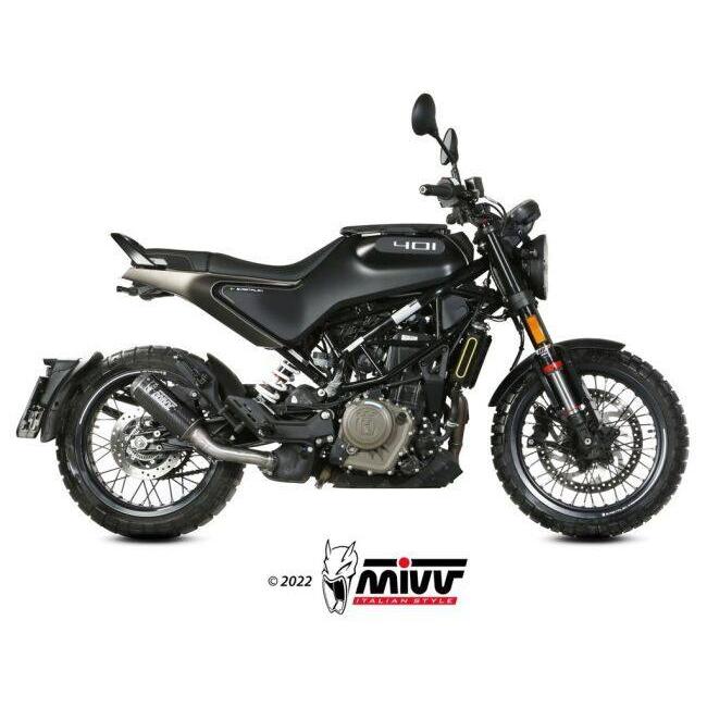MIVV ミヴ MK3スリップオンマフラー SVARTPILEN 401 VITPILEN
