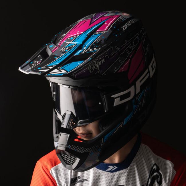 DFG ディーエフジー エースヘルメット専用 ヘルメットデカール BPM