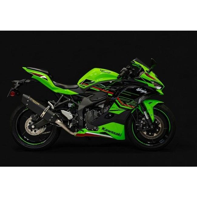 TRICKSTAR トリックスター 政府認証フルエキゾーストマフラーIKAZUCHI カラー：ブラックエディション Ninja ZX-4R SE ZX-4RR KAWASAKI カワサキ マフラー_1