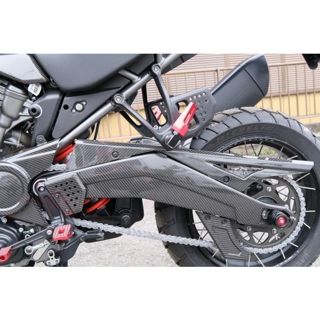 SPEEDRA スピードラ スイングアームカバー 仕様：フォージドカーボン(艶あり) RA1250 パンアメリカ1250 HARLEY-DAVIDSON ハーレーダビッドソン 外装の画像