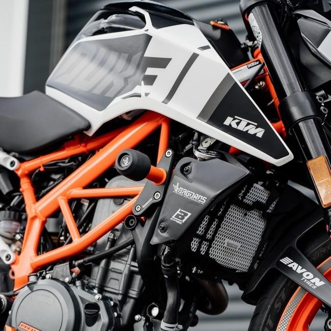 Bagoros Performance バゴロスパフォーマンス クラッシュボビン カラー：ブラック DUKE 125 200 KTM エンジンスライダー・フレームスライダー フレーム_1