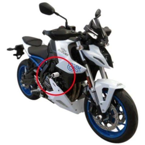 POWERBRONZE エンジンスライダー カラー：樹脂製ブラック GSX-8R