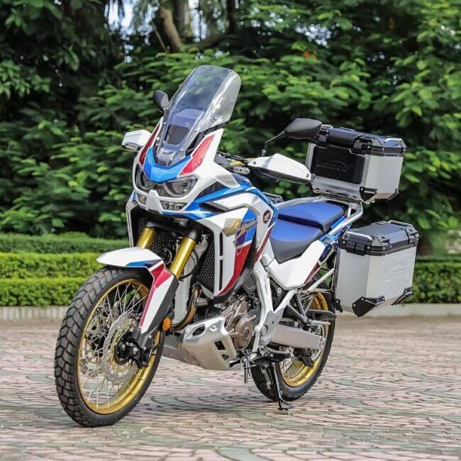 LOBOO ロブー PIKE TRACKERシリーズ 45L トップケース ラック/プレート付き カラー：シルバー CRF1100L アフリカツイン Adventure Sports HONDA ホンダ_3