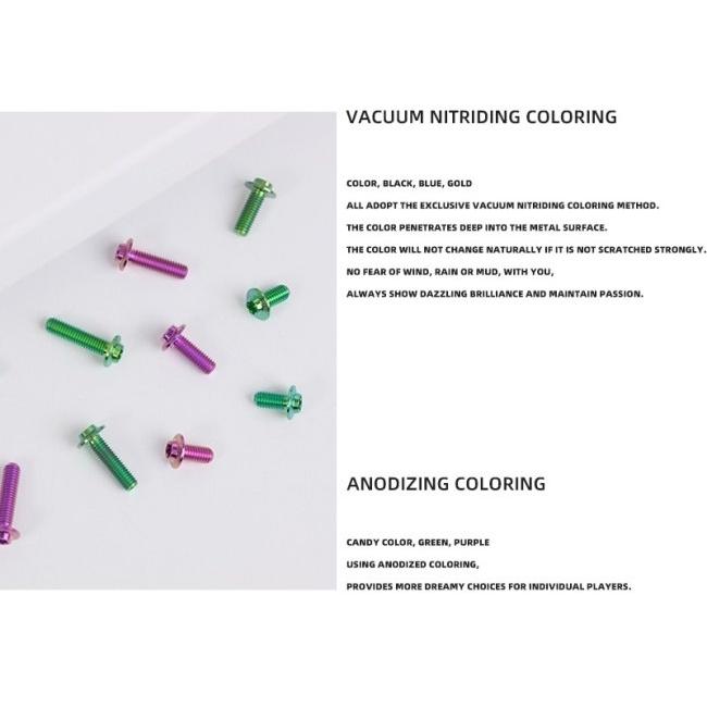 S-PARTS エスパーツ ARAI RAPIDE NEO チタンボルトセット カラー：パープル  その他ヘルメットオプション・補修部品 ヘルメット | ブランド登録なし | 03