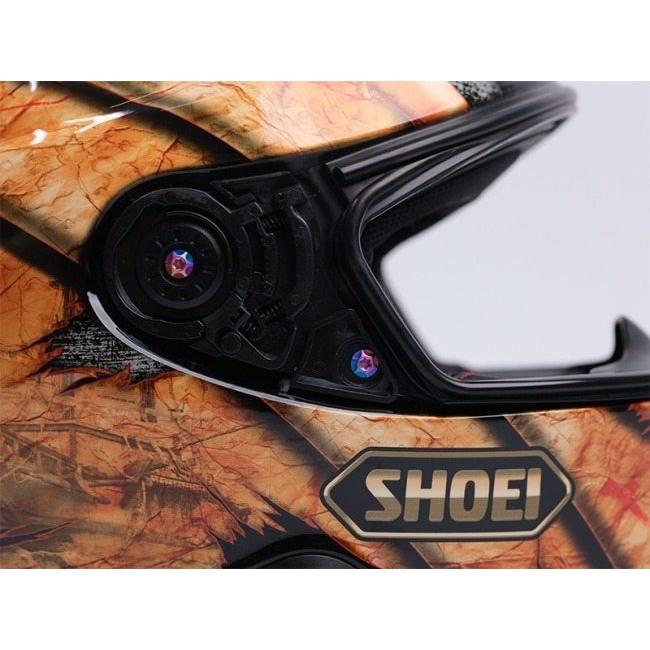 S-PARTS エスパーツ SHOEI ヘルメットチタンボルトセット カラー
