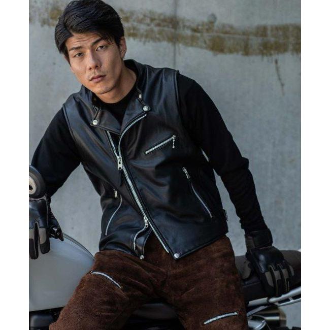 KADOYA カドヤ LEATHER RIDERS VEST [K’S LEATHER＆K’S PRODUCT] サイズ：S ベスト アパレルの画像