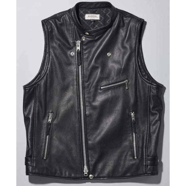 KADOYA カドヤ LEATHER RIDERS VEST [K’S LEATHER＆K’S PRODUCT] サイズ：LL ベスト アパレルの画像