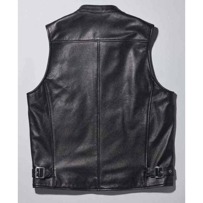 KADOYA カドヤ LEATHER RIDERS VEST [K’S LEATHER＆K’S PRODUCT] サイズ：LL ベスト アパレルの画像