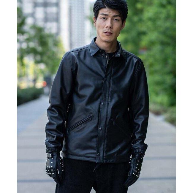KADOYA カドヤ K's LEATHER ジャケット Lサイズ カドヤ（KADOYA） LEATHER COACH JACKET [K'S LEATHER＆K'S PRODUCT