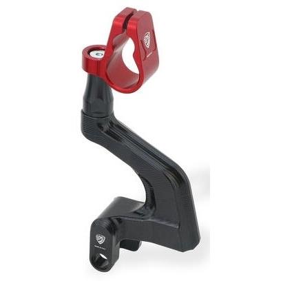CNC Racing シーエヌシーレーシング ステアリングダンパー取付キット カラー：ブラック MULTISTRADA V4 S DUCATI ドゥカティ ステアリングダンパー ハンドルの画像
