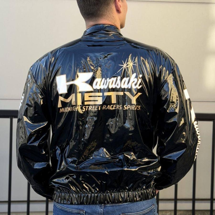 ミスティ MISTY KAWASAKI ブルゾン〈BLK／M-LL〉 サイズ：LL Kawasaki 