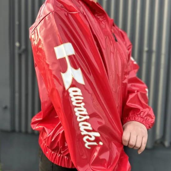 MISTY ミスティ KAWASAKI ブルゾン〈レッド〉 サイズ：L カジュアル