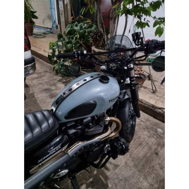 Rush Kustom ラッシュカスタム Tank strap Triumph SPEED TWIN 900 TRIUMPH トライアンフ その他ガソリンタンクオプション・補修部品 タンク関連 外装 | ブランド登録なし | 01
