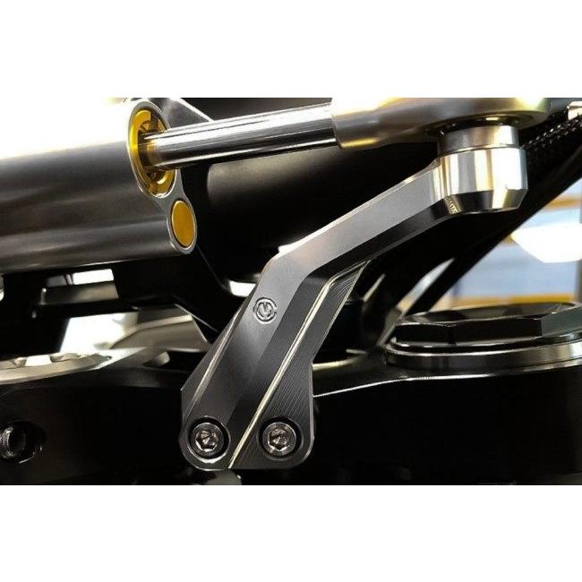 MOTO CORSE モトコルセ CNC ビレット ステアリング ダンパーサポートキット カラー：レッド Streetfighter V4 EURO5 Lamborghini S SP2 DUCATI ドゥカティ_3