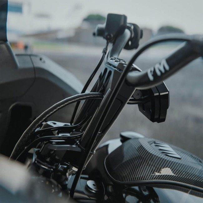 KRAUS クラウス SDC ライザー プルバックキット 高さ：8&Prime; / 仕上がり：ブラック ソフテイル ダイナ FXR スポーツスター HARLEY-DAVIDSON ハーレーダビッドソン