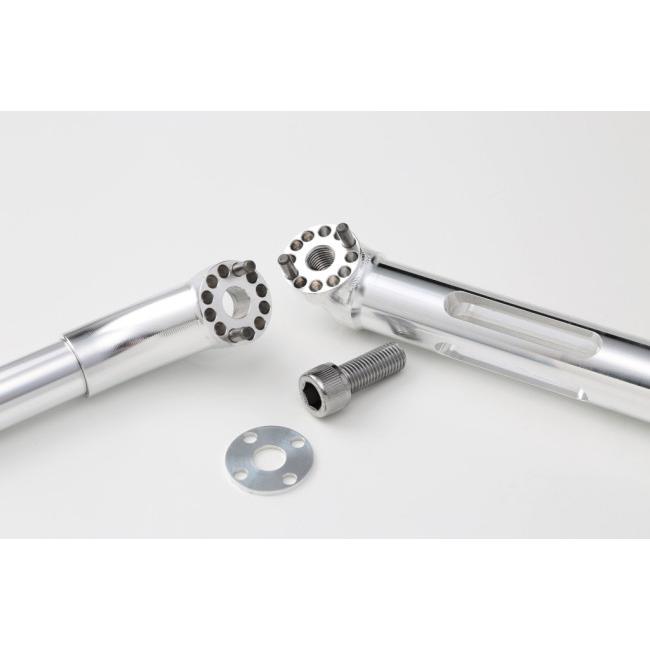 AELLA アエラ アルミ削り出し可変ハンドル(MONSTER1200’17-) スペーサーサイズ：12mm / スペーサーカラー：ホワイト ハンドルカラー：ホワイト MONSTER 1200の画像
