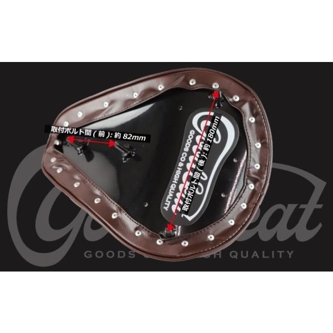 GOODS グッズ GOODSEAT “SADDLE” スムース カラー：ブラック シート シート関連 外装_8