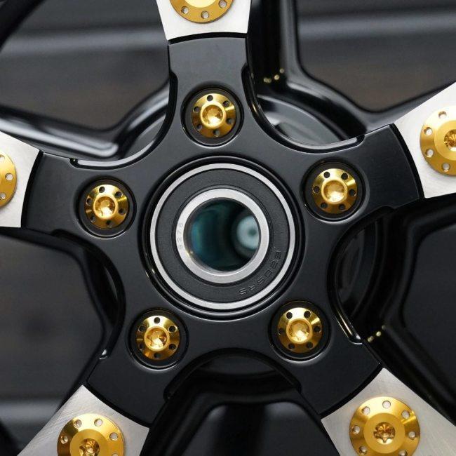 ARLEN NESS アレンネス Holeshot チタンローターボルトキット フロント 仕上がり：ゴールド(300-914) ローターボルト ブレーキの画像