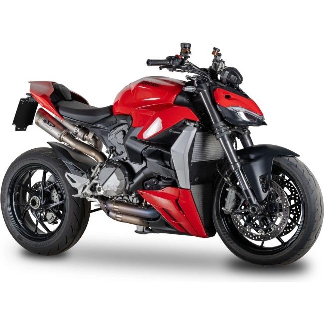 DUCATI バイク用タンク 赤 DUCATI ストリートファイター V4 2023-2024 カーボン製