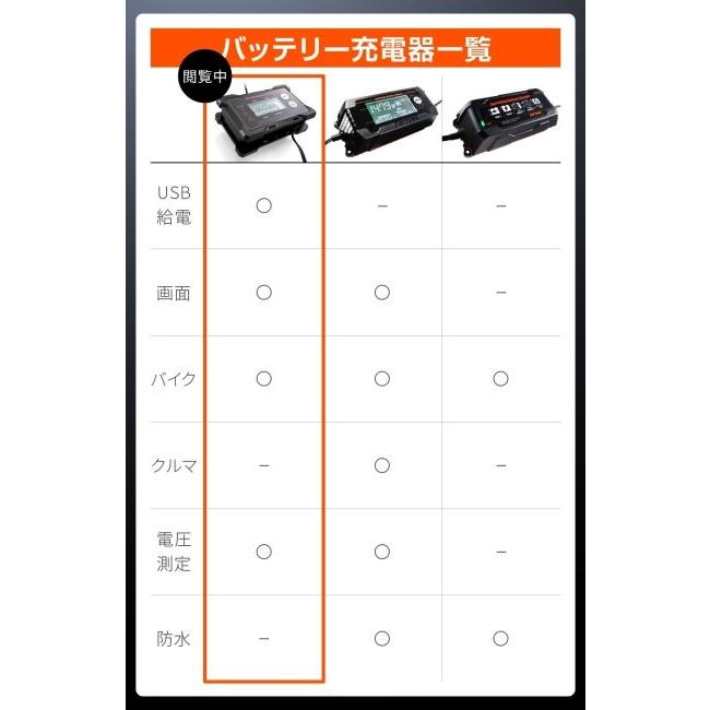 DAYTONA（デイトナ） ディスプレイバッテリーチャージャー ポータブル