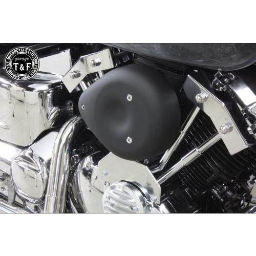 Garage T\u0026F ガレージ ティアドロップエアクリーナー＆プッシュロッドカバーセット ドラッグスター400 ドラッグスター400クラシック YAMAHA ヤマハ 吸気関連_2