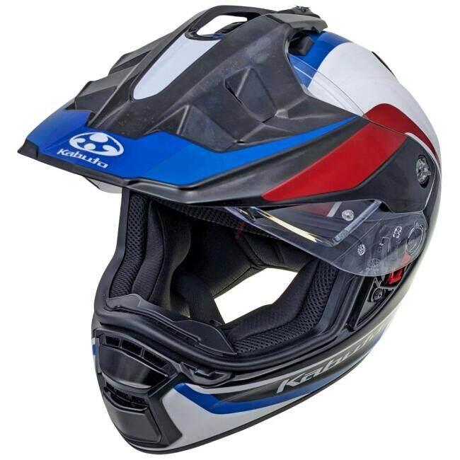 OGK KABUTO オージーケーカブト GEOSYS BLOCK［ジオシス ブロック ホワイトブルーレッド］ヘルメット サイズ：XS(54-55cm) オフロードヘルメット ヘルメット | OGK Kabuto | 16