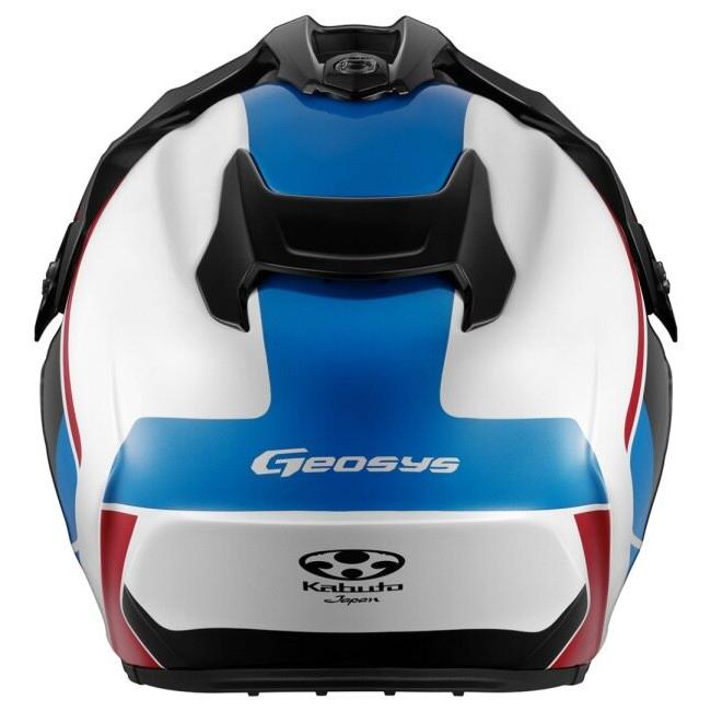 OGK KABUTO オージーケーカブト GEOSYS BLOCK［ジオシス ブロック ホワイトブルーレッド］ヘルメット サイズ：XS(54-55cm) オフロードヘルメット ヘルメット | OGK Kabuto | 03