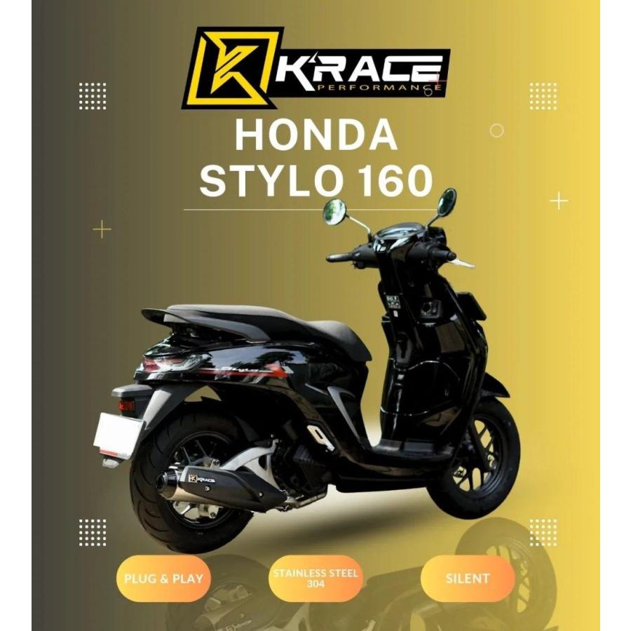 K-RACE ケーレース Standard Racing フルエキゾーストマフラー Stylo