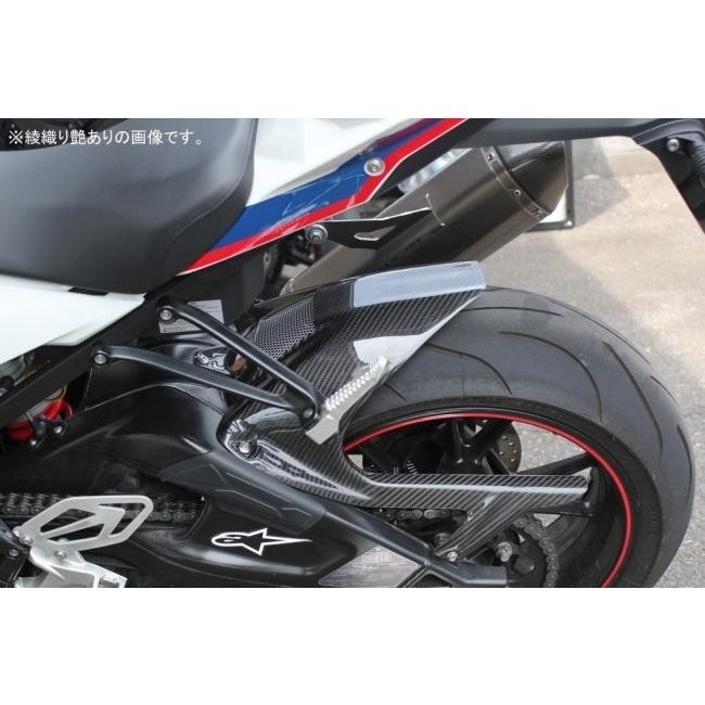 SPEEDRA スピードラ リアフェンダー チェーンガード一体式 ドライカーボン タイプ：綾織り／艶あり S1000RR S1000R BMW チェーンカバー 外装_1