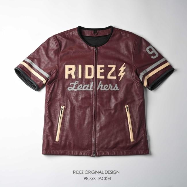 (値下げ中！！)ライズ　ライダースジャケット RIDEZ ライズ 98 S／S JACKET バイク用 レザージャケット サイズ：M