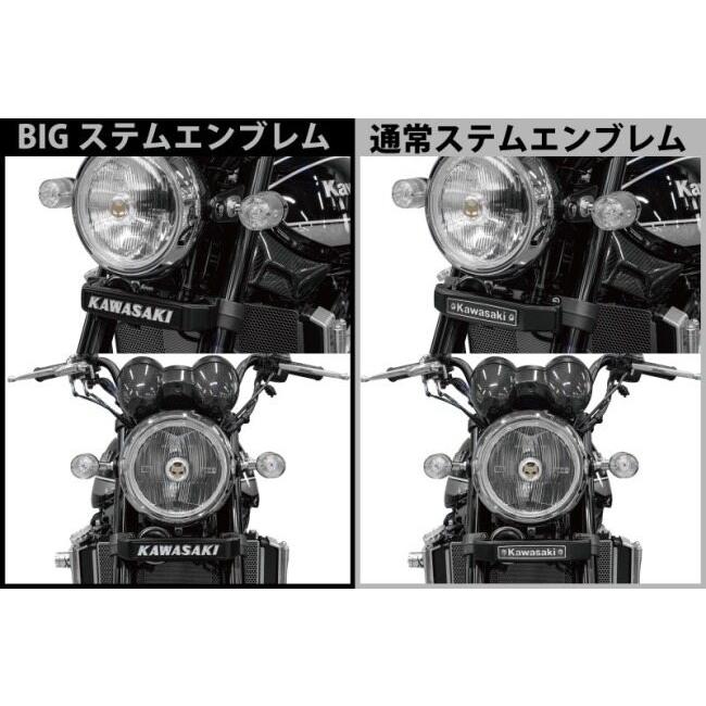 ARCHI アーキ BIGステムエンブレム＆ステーセット 大文字 Z900RS SE KAWASAKI カワサキ エンブレム 外装_6