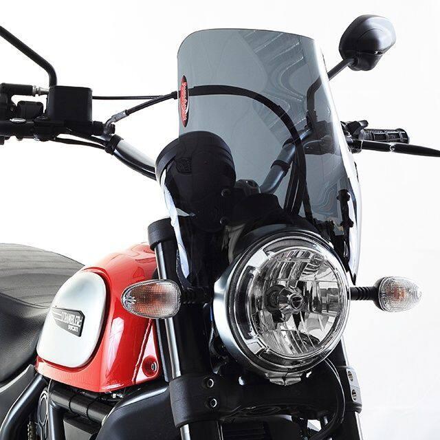 POWERBRONZE ネイキッドスクリーン カラー：ライトスモーク Scrambler