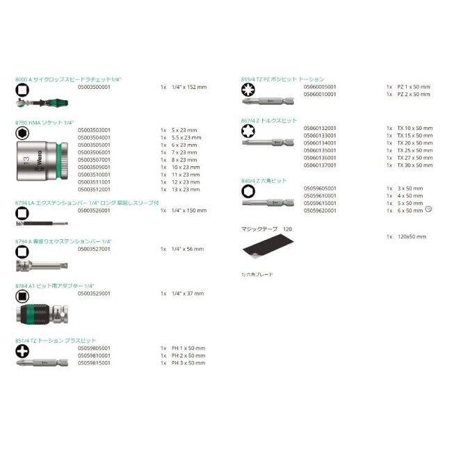 WERA ヴェラ ZYKLOPソケットレンチセット セット工具_9