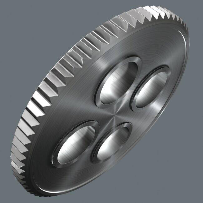 WERA ヴェラ クラフトフォームコンパクト 差込6.35mm Zyklopラチェットハンドル・アダプターセット セット工具の画像