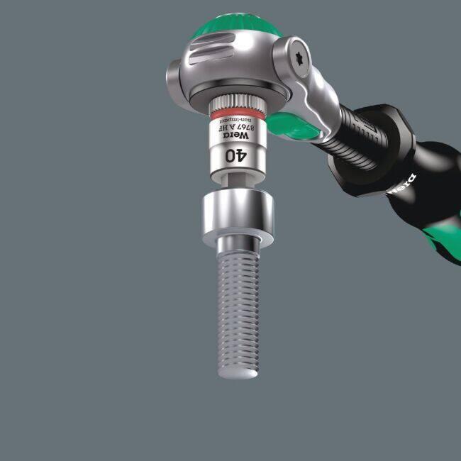 WERA ヴェラ 1/4DRラチェットレンチZyklop Speed・ソケットビットセット セット工具_6