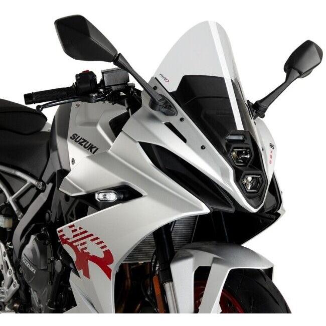 Puig プーチ レーシングスクリーン R-RACER(R-RACER SCREEN) カラー：クリア GSX-8R SUZUKI スズキ スクリーン 外装_4