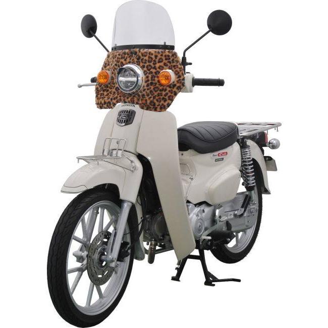 旭風防 アサヒ風防 風防 タレカラー：ヒョウ柄 スーパーカブ110