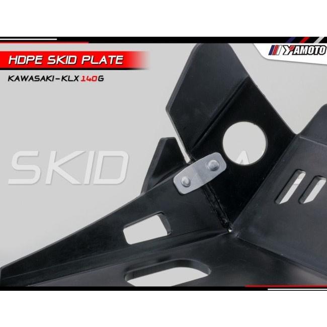 Yamoto Thailand:ヤモト タイランド Crankcase guard KLX140G/RF PE Thickness 8 mm. KLX140G KLX140RF KAWASAKI カワサキ クランクケースカバー エンジン_2