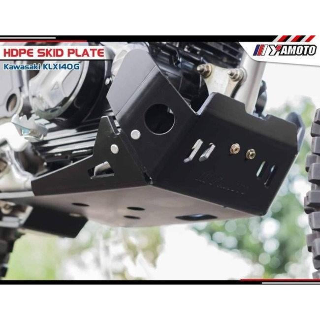 Yamoto Thailand:ヤモト タイランド Crankcase guard KLX140G/RF PE Thickness 8 mm. KLX140G KLX140RF KAWASAKI カワサキ クランクケースカバー エンジン_6