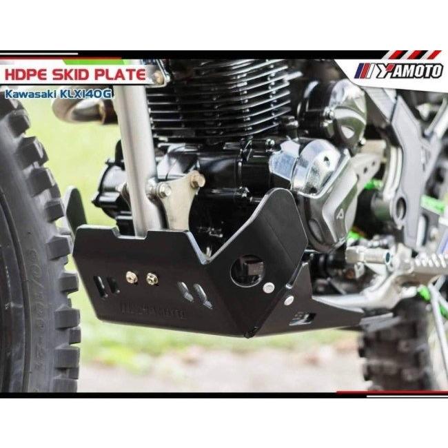 Yamoto Thailand:ヤモト タイランド Crankcase guard KLX140G/RF PE Thickness 8 mm. KLX140G KLX140RF KAWASAKI カワサキ クランクケースカバー エンジン_7