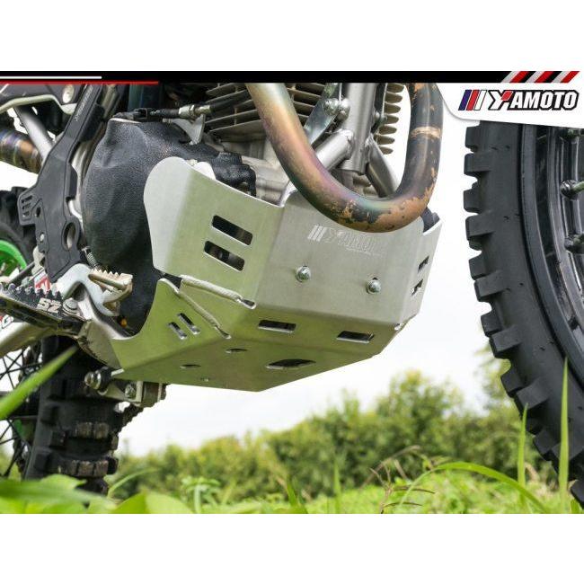 Yamoto Thailand:ヤモト タイランド Crankcase guard KLX230 V.6 (4mm.) カラー：Silver KAWASAKI カワサキ クランクケースカバー エンジンパーツ エンジン_2