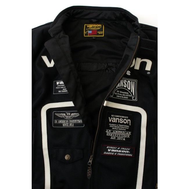 VANSON バンソン メッシュライダースジャケット サイズ：XL メッシュ