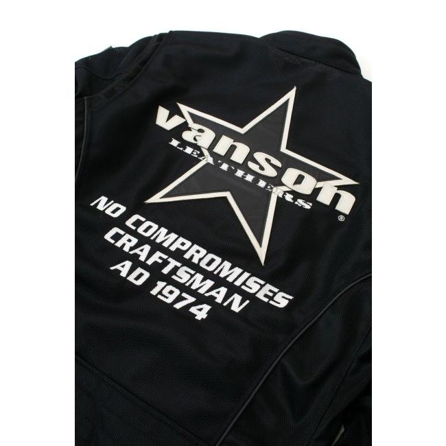 VANSON バンソン メッシュライダースジャケット サイズ：XL メッシュ