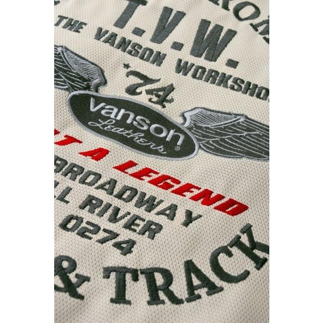 vanson メッシュコーチジャケット アイボリー　Mサイズ vanson メッシュコーチジャケット アイボリー Mサイズ Amazon