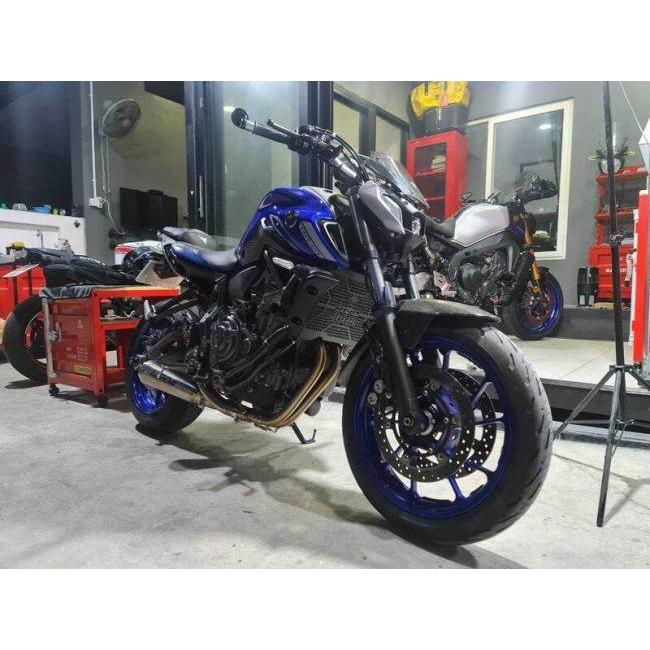 ブランド登録なし - Were Wolf:ウェルウォルフ Radiator guard for MT-07 14-23 色合い：Polished Hairline YAMAHA ヤマハ ラジエーターコアガード・オイルクーラーコアガード