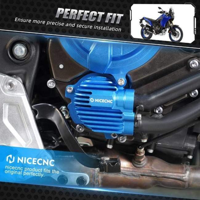 Nicecnc ナイスシーエヌシー Water Pump Cover Protection For Yamaha Tenere 700 ／ XTZ700 2019-2024 XSR700 2018-2023 MT-07 2018-2020 カラー：Blue | ブランド登録なし | 13