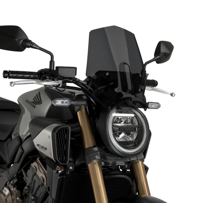 Puig プーチ ニュージェネレーションNKスクリーンSPORT (WINDSHIELD NEW GENERATION SPORT) カラー：ダークスモーク CB650R NEO SPORTS CAFE HONDA ホンダ 外装の画像